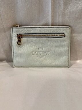 Authentic Vintage Loewe Heritage Leather Pouch Or Clutch